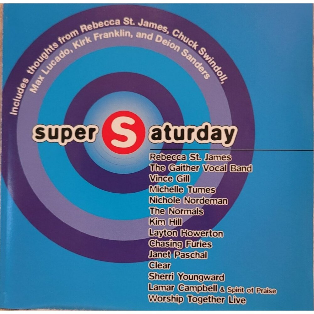 Super Saturday CD - Christian Compilation Music Rebecca St. James & More 37250cd